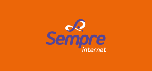 Logo da empresa sempre internet