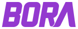 Logo do portal de comparador de planos de internet, escrito 'BORA'